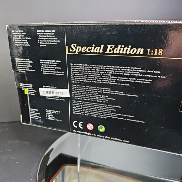 Maisto 1998 Silver AUDI Supersportwagon Rosemeyer 1:18 Scale DIECAST Car And Box - Picture 14 of 15